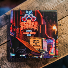 Load image into Gallery viewer, Ceramic Coaster  - Nashville Landmark - Broadway - 2nd Fiddle Layla
