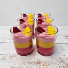 Load image into Gallery viewer, Single Dessert Shot Glass / Votive Candles - Pink Raspberry Lemonade
