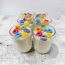Load image into Gallery viewer, Single Dessert Shot Glass / Votive Candles - Fruit Loops
