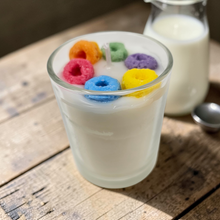 Load image into Gallery viewer, Single Dessert Shot Glass / Votive Candles - Fruit Loops
