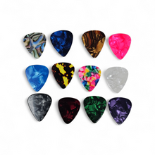 Load image into Gallery viewer, Guitar Pick Key Chain - Choose your Pick and 2 Charms
