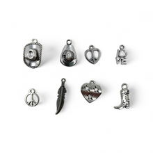 Load image into Gallery viewer, Guitar Pick Key Chain - Choose your Pick and 2 Charms
