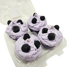 Load image into Gallery viewer, 4 Pack Scented Cupcake Candles - Blackberry
