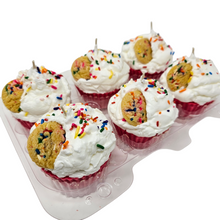 Load image into Gallery viewer, 6 Pack Scented Cupcake Candles - Sugar Cookie
