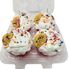 Load image into Gallery viewer, 4 Pack Scented Cupcake Candles - Sugar Cookie
