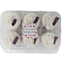 Load image into Gallery viewer, 6 Pack Scented Cupcake Candles - Apple Cinnamon

