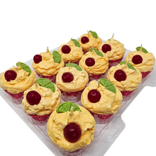 Load image into Gallery viewer, 12 Pack Scented Cupcake Candles - Fruit Medley
