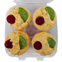 Load image into Gallery viewer, 4 Pack Scented Cupcake Candles - Fruit Medley
