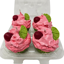 Load image into Gallery viewer, 4 Pack Scented Cupcake Candles - Cherry Limeade
