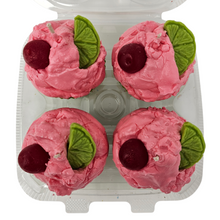 Load image into Gallery viewer, 4 Pack Scented Cupcake Candles - Cherry Limeade
