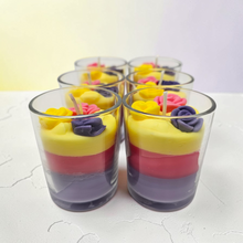 Load image into Gallery viewer, Single Dessert Shot Glass / Votive Candles - Spring Flowers
