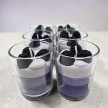 Load image into Gallery viewer, Single Dessert Shot Glass / Votive Candles - Blackberry
