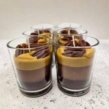 Load image into Gallery viewer, Single Dessert Shot Glass / Votive Candles - Pecan Pie
