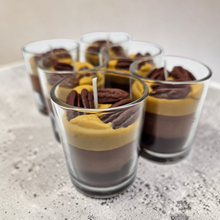 Load image into Gallery viewer, Single Dessert Shot Glass / Votive Candles - Pecan Pie

