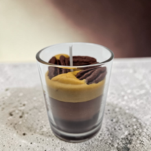 Load image into Gallery viewer, Single Dessert Shot Glass / Votive Candles - Pecan Pie
