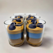 Load image into Gallery viewer, Single Dessert Shot Glass / Votive Candles - Blueberry Muffin
