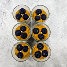 Load image into Gallery viewer, Single Dessert Shot Glass / Votive Candles - Blueberry Muffin
