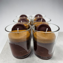 Load image into Gallery viewer, Single Dessert Shot Glass / Votive Candles - Peanut Butter Cup
