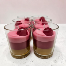 Load image into Gallery viewer, Single Dessert Shot Glass / Votive Candles - Cherry Pie
