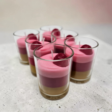 Load image into Gallery viewer, Single Dessert Shot Glass / Votive Candles - Cherry Pie
