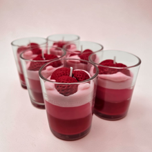 Load image into Gallery viewer, Single Dessert Shot Glass / Votive Candles - Strawberry
