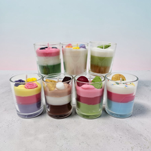 Load image into Gallery viewer, Dessert Shot Glass / Votive Candles - Choose Your Scent
