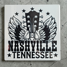 Load image into Gallery viewer, Ceramic Coaster  - Nashville Guitar Wing
