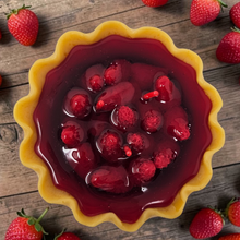 Load image into Gallery viewer, 5 Inch Scented Strawberry Pie Candle
