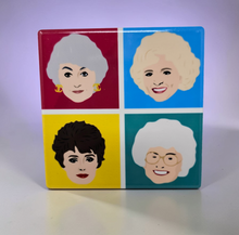 Load image into Gallery viewer, Ceramic Coaster  - Golden Girls Color Block
