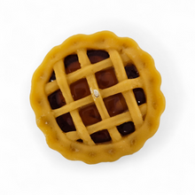Load image into Gallery viewer, Apple Pie Candle 3 Inch – Realistic Lattice Top Dessert Candle – Apple Pie Scented Candle in Tin
