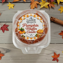 Load image into Gallery viewer, Pumpkin Muffin Candle – Realistic Dessert Candle – Blueberry Scented Candle – Bakery Candle Gift (Copy)
