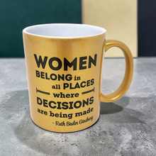 Load image into Gallery viewer, Coffee Mug - Ruth Beider Ginsberg - Women Belong
