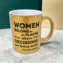 Load image into Gallery viewer, Coffee Mug - Ruth Beider Ginsberg - Women Belong
