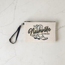 Load image into Gallery viewer, Linen Makeup Bag - Nashville Boots

