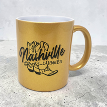 Load image into Gallery viewer, Copy of Gold Coffee Mug - Nashville, Tennessee
