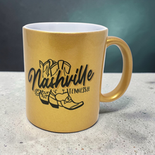 Load image into Gallery viewer, Copy of Gold Coffee Mug - Nashville, Tennessee
