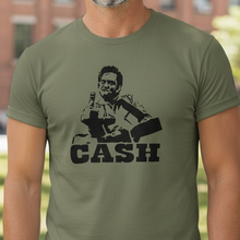 Load image into Gallery viewer, Adult Tee - Johnny Cash Flipping a Bird
