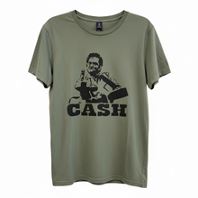 Load image into Gallery viewer, Adult Tee - Johnny Cash Flipping a Bird
