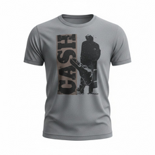 Load image into Gallery viewer, Adult Tee - Johnny Cash with Guitar - Man in Black
