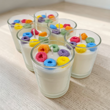 Load image into Gallery viewer, Single Dessert Shot Glass / Votive Candles - Fruit Loops
