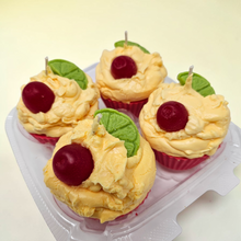 Load image into Gallery viewer, 4 Pack Scented Cupcake Candles - Fruit Medley
