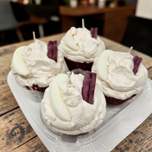 Load image into Gallery viewer, Bakery Box of Four Cupcake Candles -  Choose your Flavors
