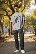Load image into Gallery viewer, **F-Caw-F Raven Bird Graphic Tee – Adult Unisex Grey 60/40 Polycotton Shirt (S–2XL)**
