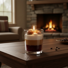 Load image into Gallery viewer, Single Dessert Shot Glass / Votive Candles - Cinnamon Bun/Roll 2.75 oz
