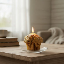 Load image into Gallery viewer, Strawberry Muffin Candle – Realistic Dessert Candle – Blueberry Scented Candle – Bakery Candle Gift (Copy)
