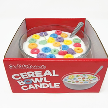 Load image into Gallery viewer, Fruit Loops Style Scented Cereal Bowl Candle
