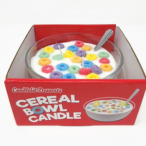 Fruit Loops Style Scented Cereal Bowl Candle