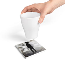 Load image into Gallery viewer, Boys Don’t Cry Inspired Ceramic Coaster, Post Punk Album Art Coaster, 80s Alternative Rock Decor, Music Lover Gift, Glossy Tile Coaster with Cork Back
