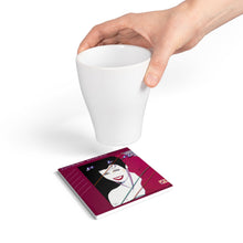 Load image into Gallery viewer, Rio Album Inspired Ceramic Coaster, Retro 80s Pop Art Coaster, New Wave Music Decor, Duran Duran Style Gift, Glossy Tile Coaster with Cork Back
