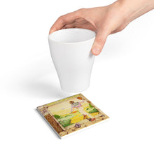 Load image into Gallery viewer, Yellow Brick Road Album Inspired Coaster – Vintage Music Style Ceramic Coaster – Glossy Drink Coaster with Cork Back
